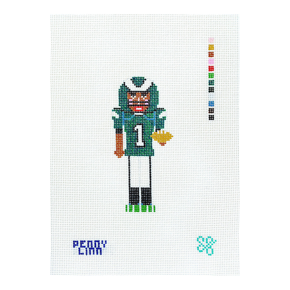 Penny Linn SG Designs Mini Eagles Nutcracker Needlepoint Canvas