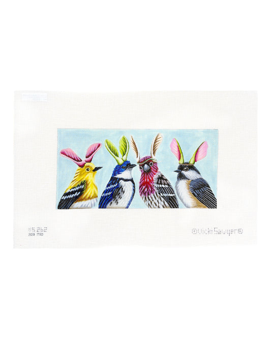 Melissa Shirley Designs Vicki Sawyer Rabbit Ears Needlepoint Canvas