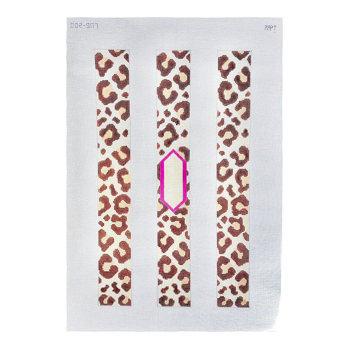J. Child Designs Leopard Luggage Strap Needlepoint Canvas