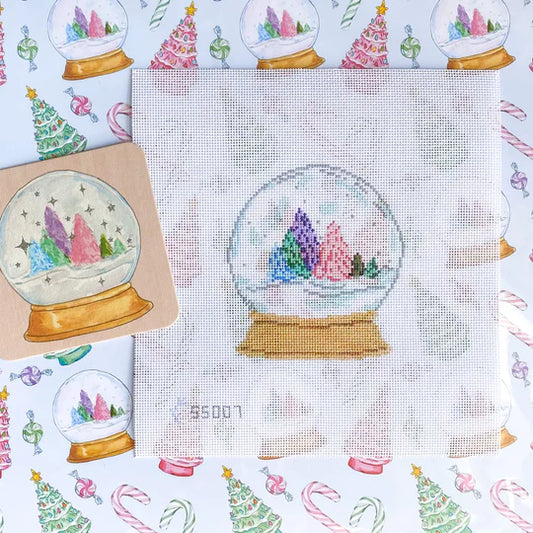 Stitch Style Emily Quigley: Snow Globe Needlepoint Canvas