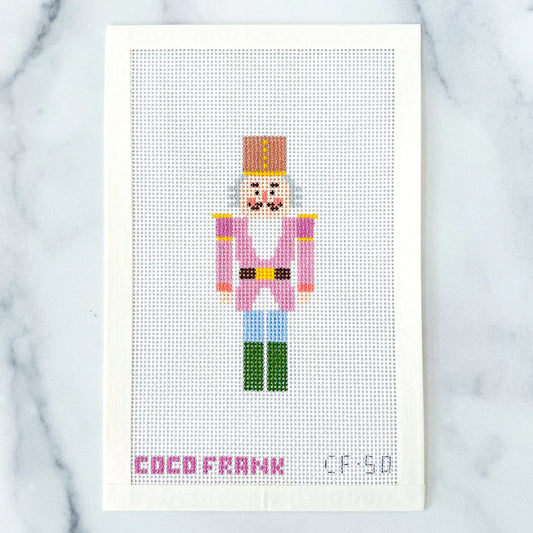 Coco Frank Lavender Nutcracker Needlepoint Canvas