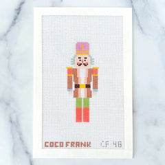 Coco Frank Tan Nutcracker Needlepoint Canvas