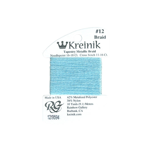 Rainbow Gallery Kreinik Braid #12 - 9594 Bluebonnet