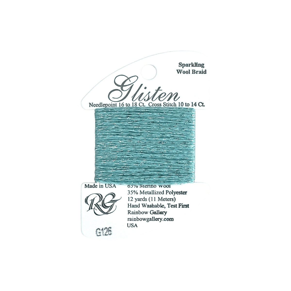 Rainbow Gallery Glisten - 126 Pale Teal