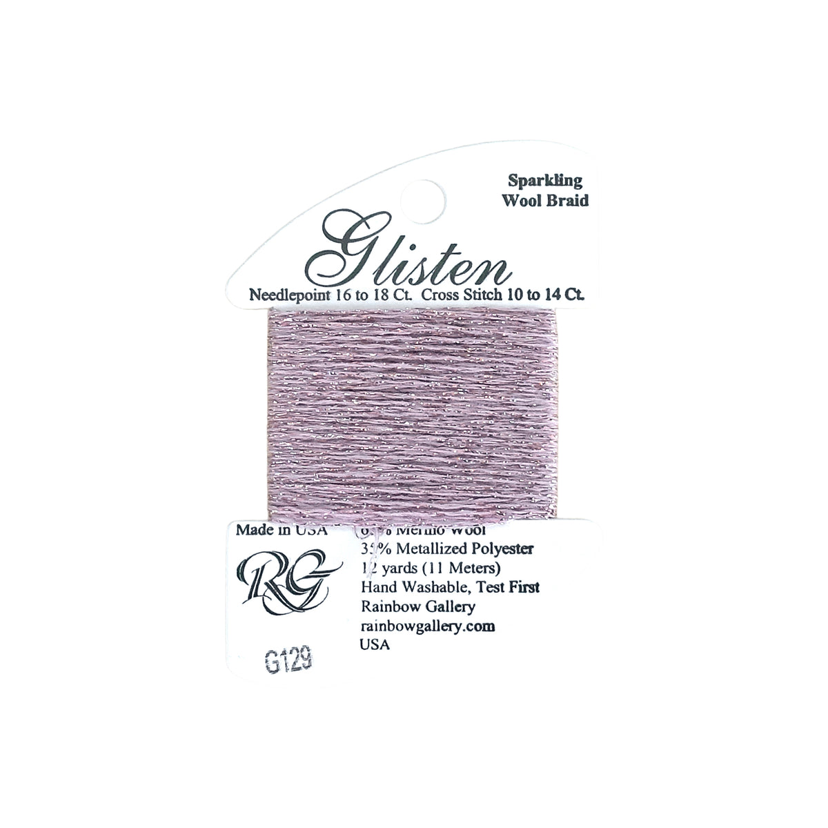 Rainbow Gallery Glisten - 129 Pastel Lavender