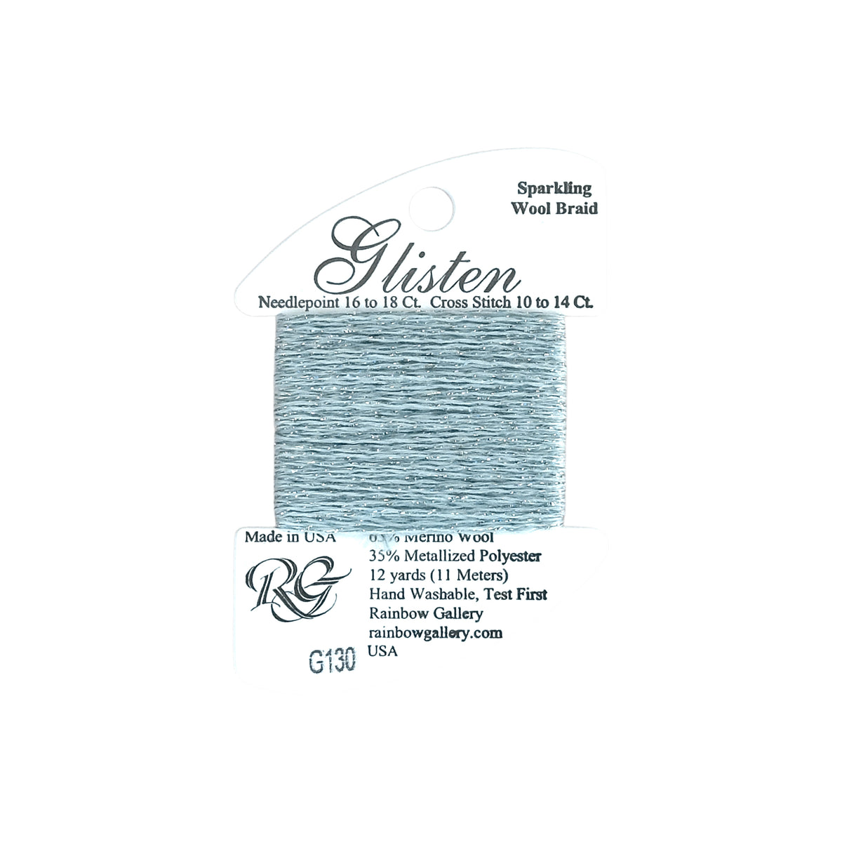 Rainbow Gallery Glisten - 130 Blue Ice