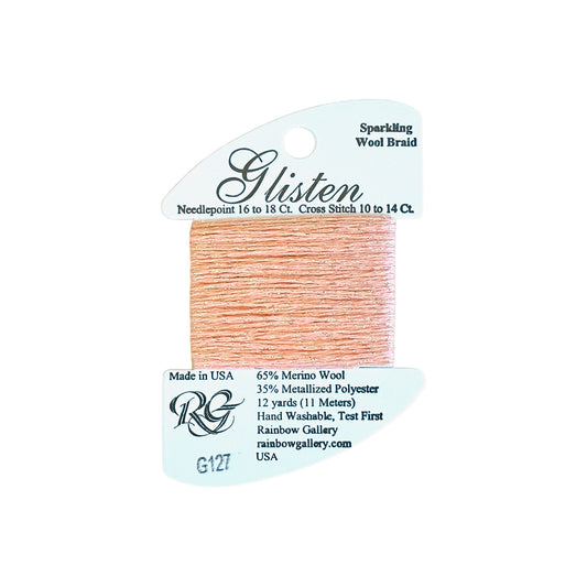 Rainbow Gallery Glisten - 127 Peach Cream