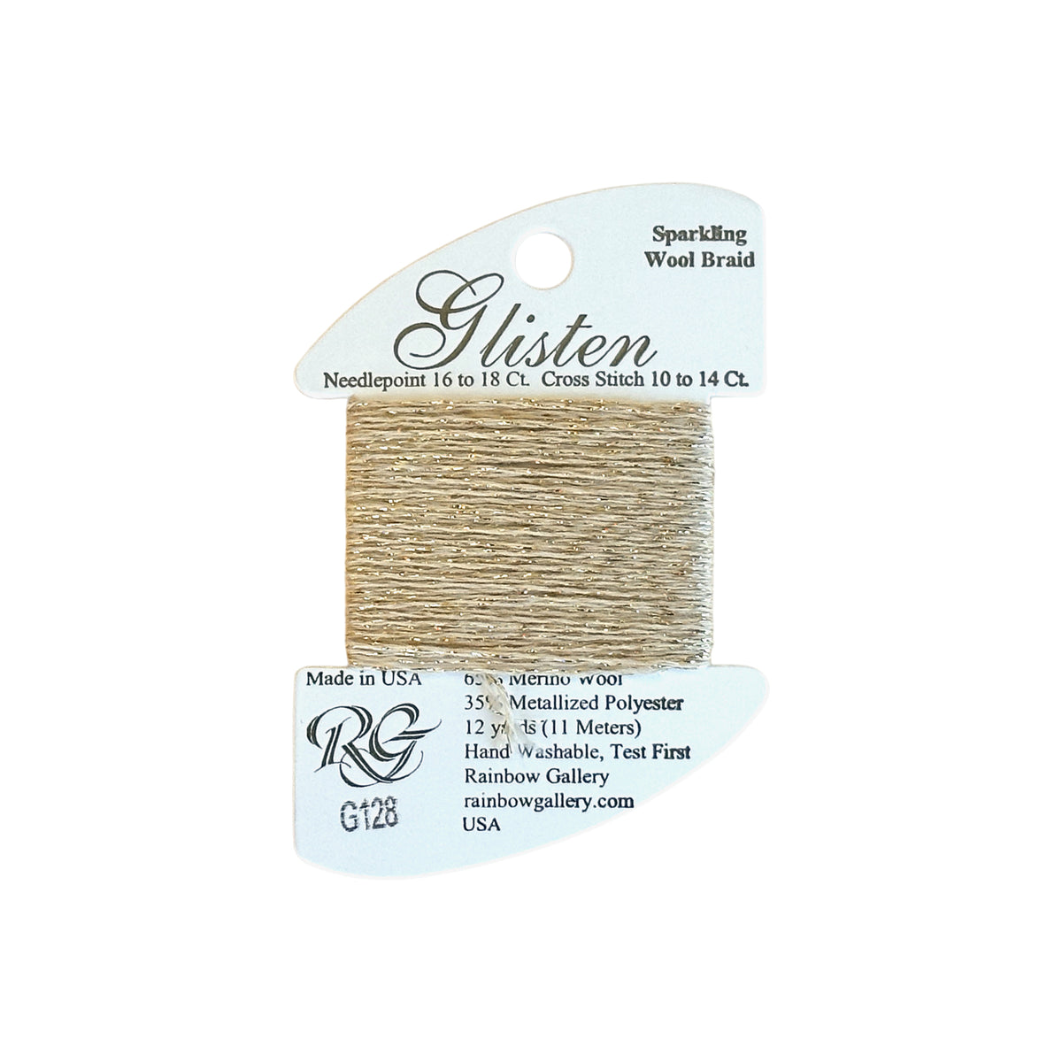 Rainbow Gallery Glisten - 128 Sugar Cookie