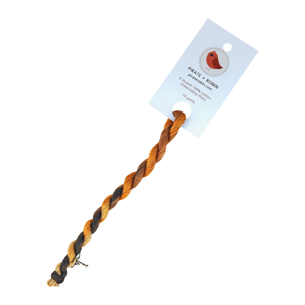 Pirate + Robin Variegated 6 Strand Embroidery Floss - Harvest Gold