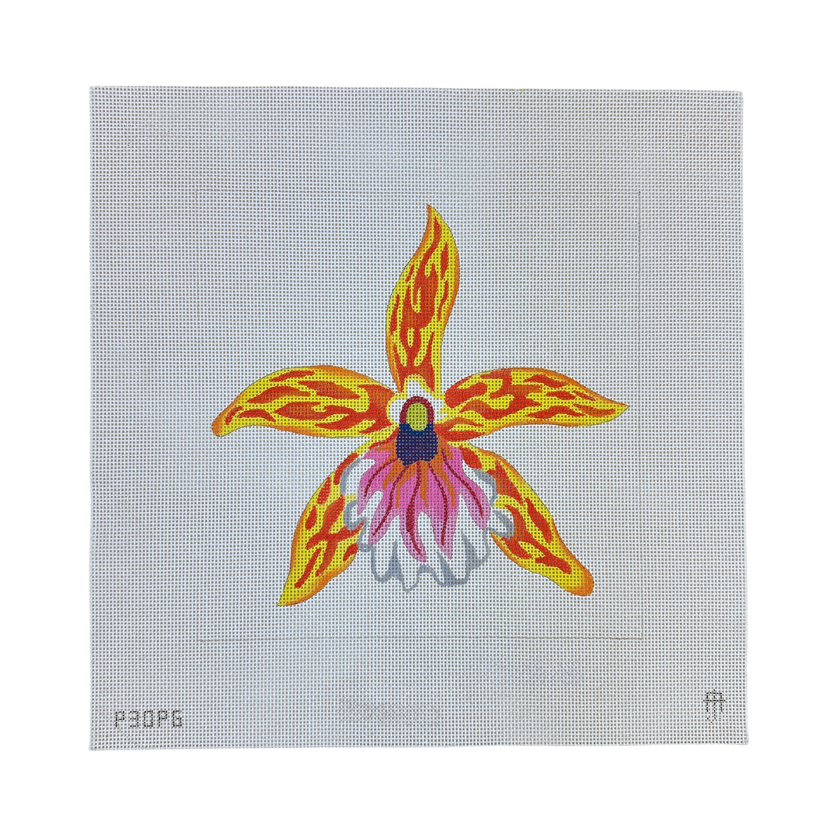 Vibrant Orchid Needlepoint Canvas