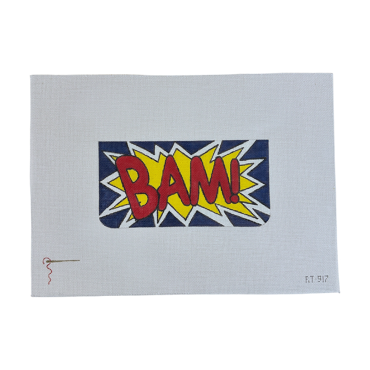 Red Thread Designs BAM! Needlepoint Canvas