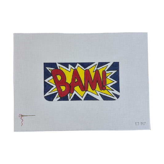 Red Thread Designs BAM! Needlepoint Canvas