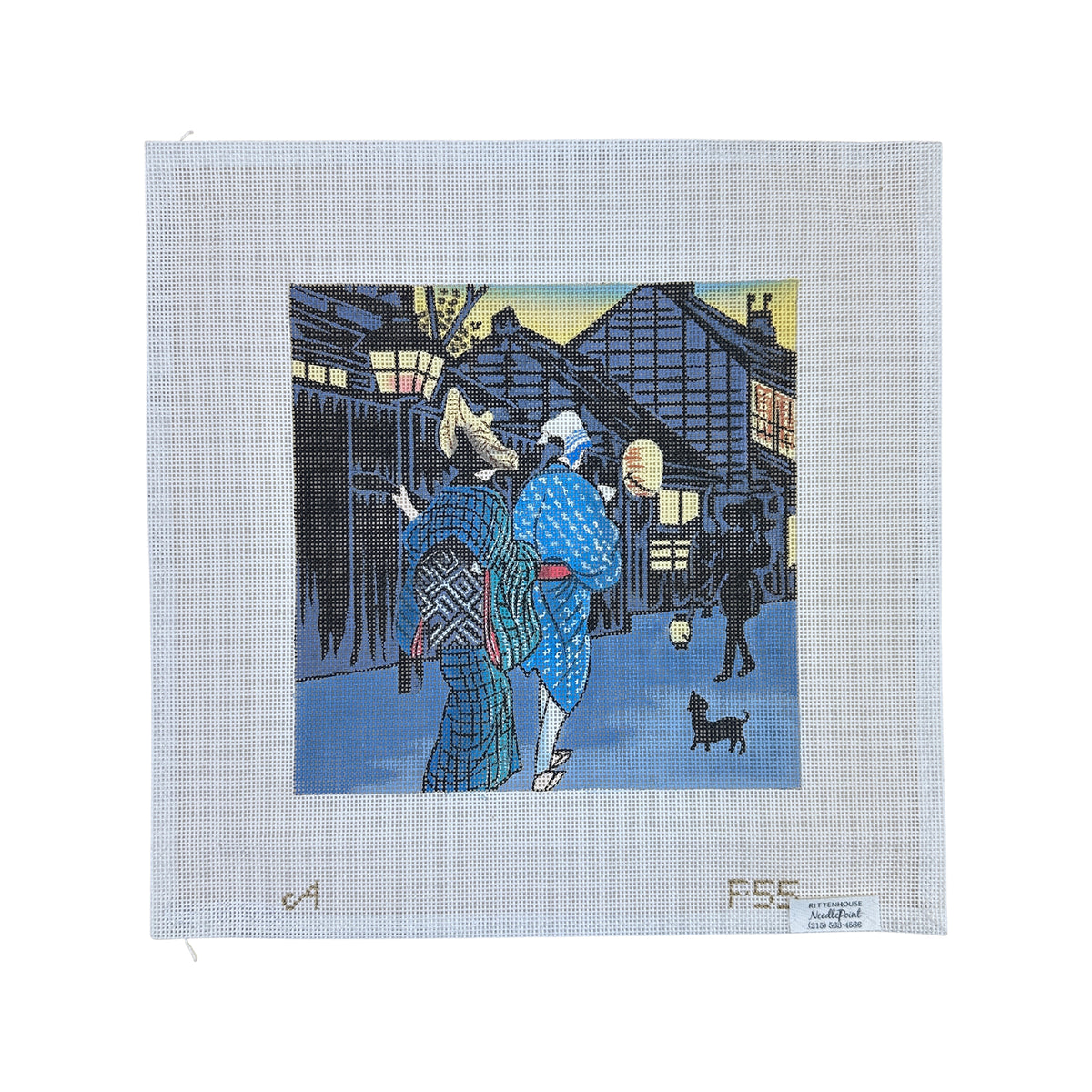 Associated Talents Evening Stroll Needlepoint Canvas