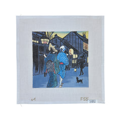 Associated Talents Evening Stroll Needlepoint Canvas