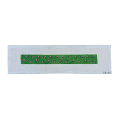 Rose Small Dog Collar Needlepoint Canvas - Green