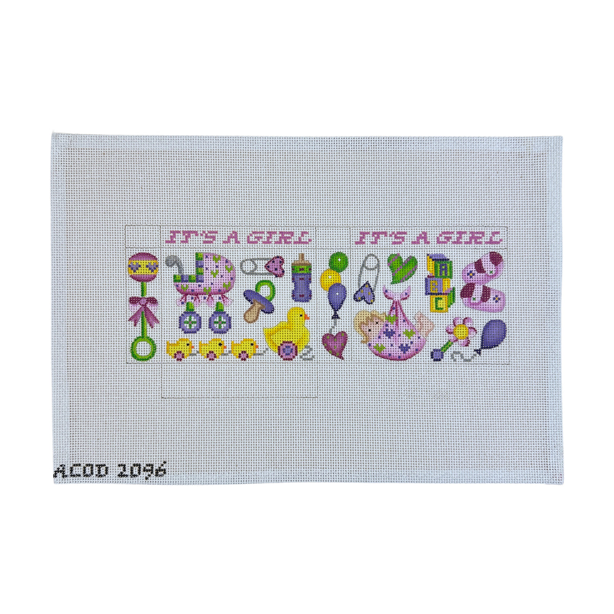 A Collection of Designs Baby Girl Box Needlepoint Canvas