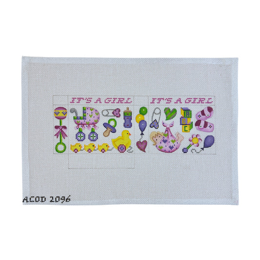 A Collection of Designs Baby Girl Box Needlepoint Canvas