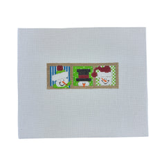 The Princess and Me Three Snowmen Needlepoint Canvas