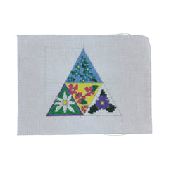 Flower Pyramid Needlepoint Canvas