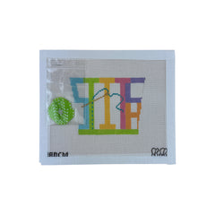 BB Designs Stitch Mini Tote Bag Needlepoint Canvas