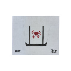 BB Designs Crab Mini Tote Bag Needlepoint Canvas