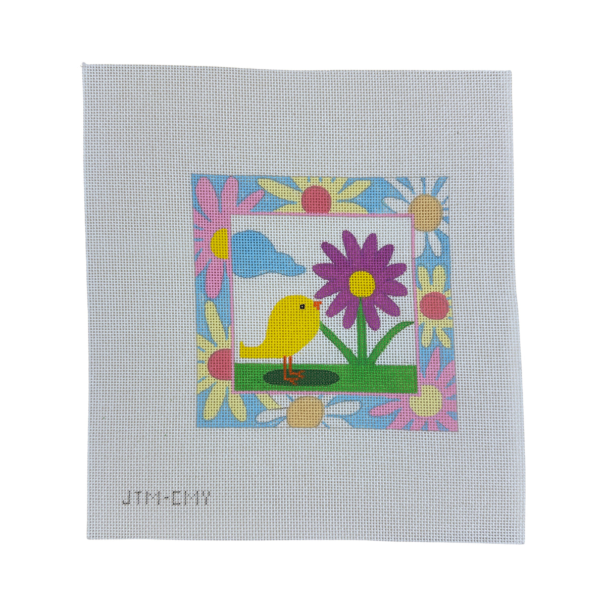 Love You More Perpetual Calendar - May Needlepoint Canvas