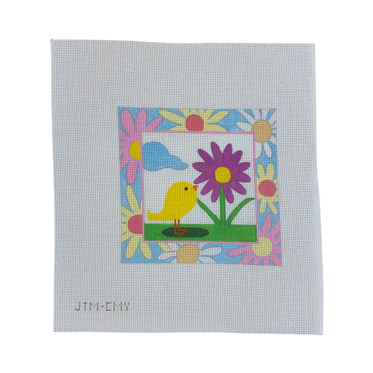 Love You More Perpetual Calendar - May Needlepoint Canvas