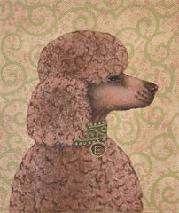 Liz Goodrick-Dillon Apricot Poodle Needlepoint Canvas - 18M
