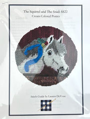 The Gingham Stitchery Lauren Devous My Favorite Things Stitch Guide Cream Colored Ponies