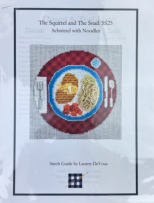 The Gingham Stitchery Lauren Devous My Favorite Things Stitch Guide Schnitzel With Noodles