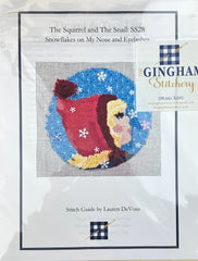 The Gingham Stitchery Lauren Devous My Favorite Things Stitch Guide Snowflakes That Stay On Nose And Eyelashes