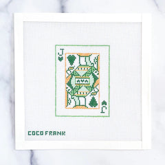 Coco Frank Jack of Hearts Needlepoint Canvas