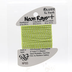 Rainbow Gallery Neon Rays Plus - 303 Chart Glow in Dark