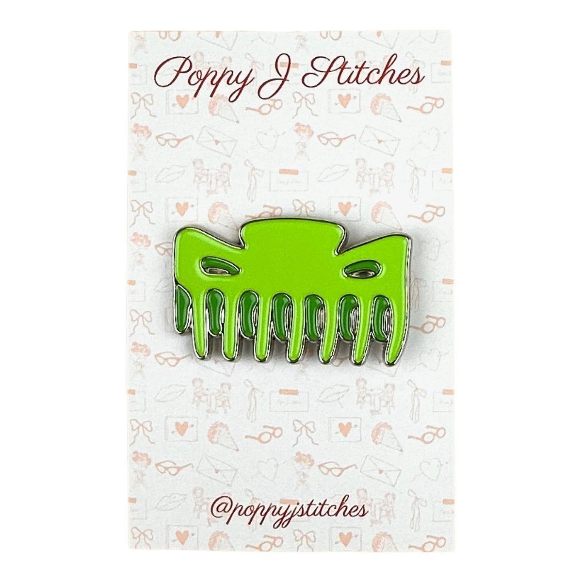 Poppy J Stitches Hair Clip Needle Minder