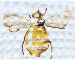 The Plum Stitchery Scarab Collection - Yellow Needlepoint Canvas