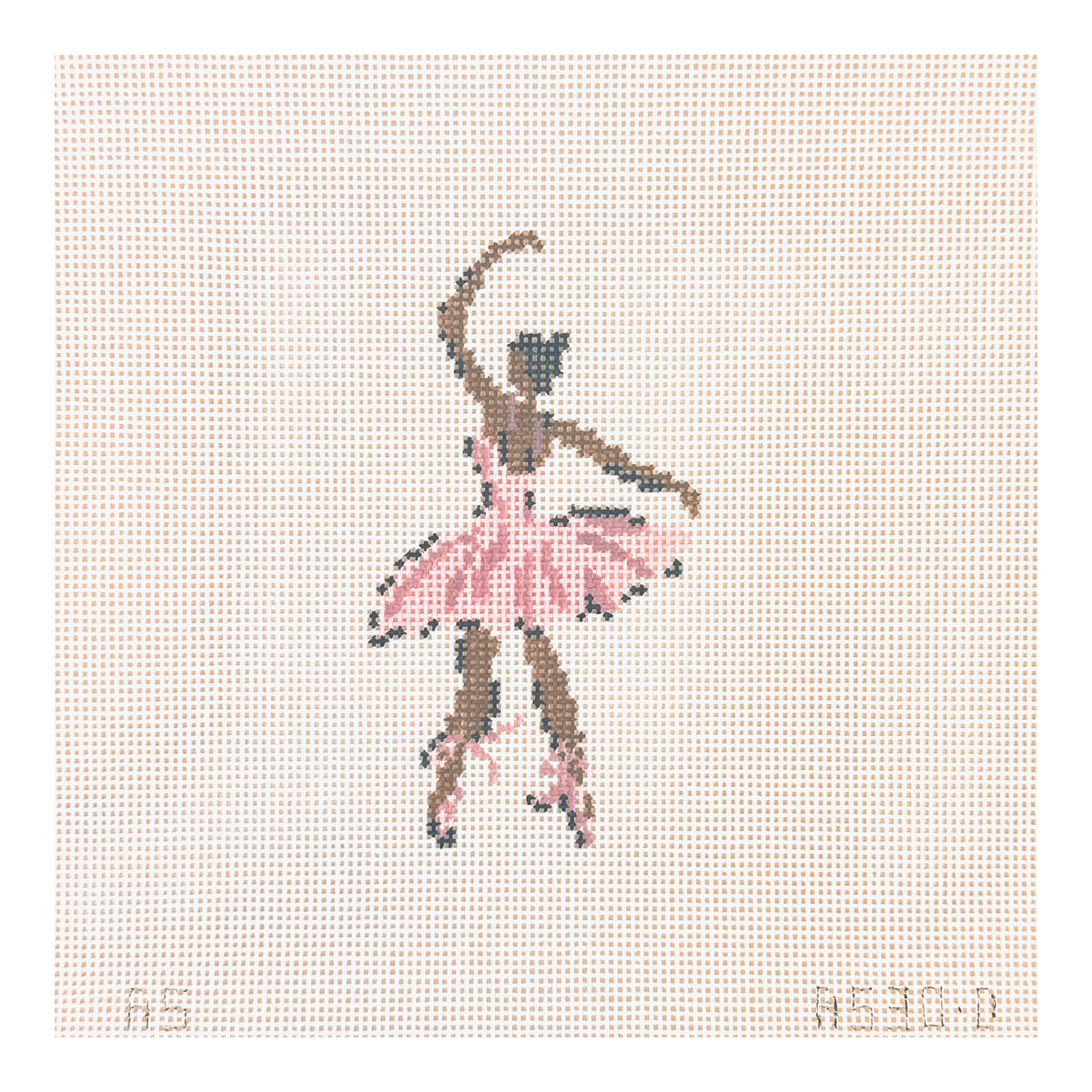 The Plum Stitchery Nutcracker Series - Ballerina Arabesque Needlepoint Canvas