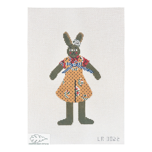 Cooper Oaks Design Linda Ragno Girl Bunny Needlepoint Canvas