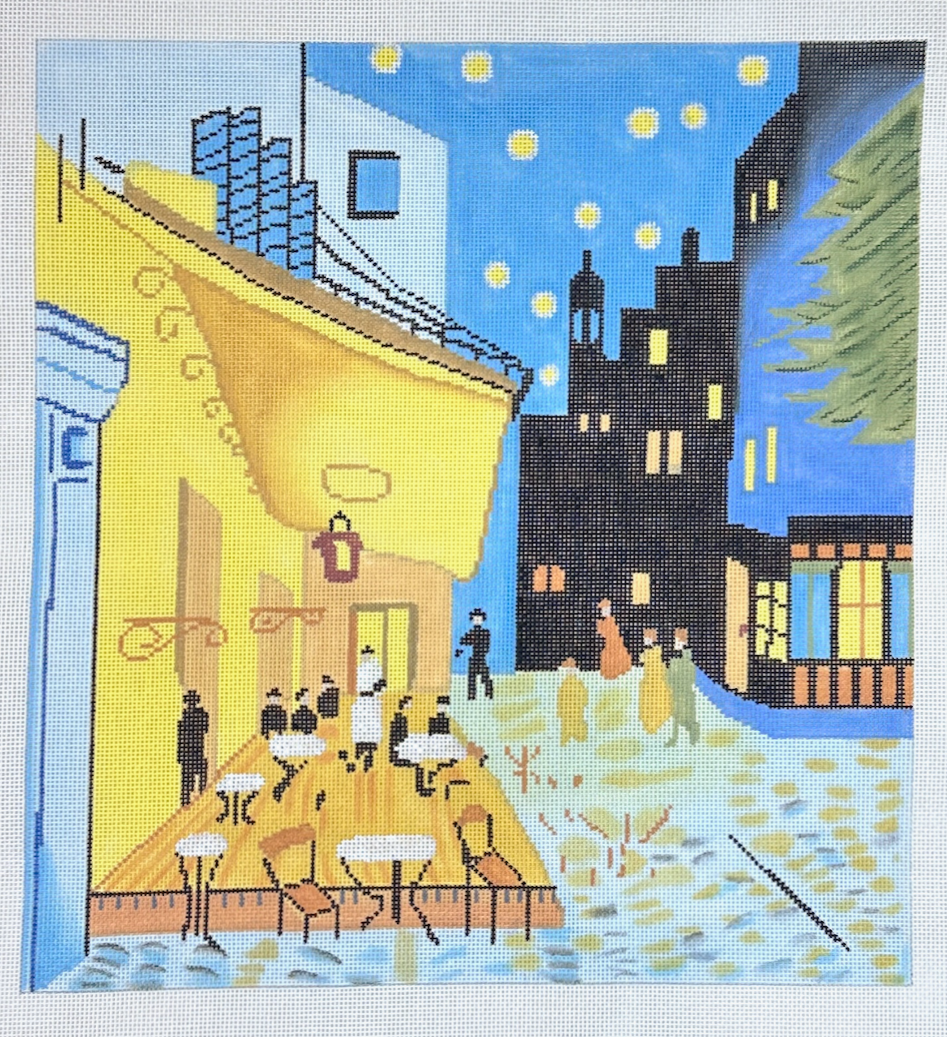 Changing Woman Designs Van Gogh Night Cafe Needlepoint Canvas