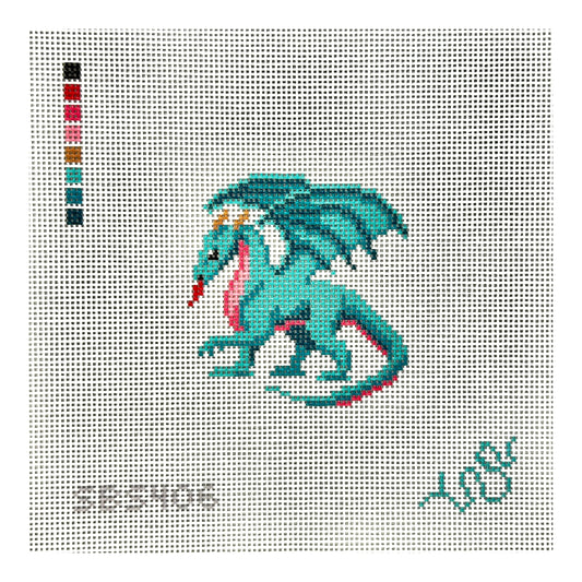 Spellbound Stitchery Dragon Needlepoint Canvas