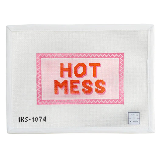 Initial K Studio Hot Mess Needlepoint Canvas