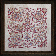 Ink Circles Circular Logic Cross Stitch Pattern