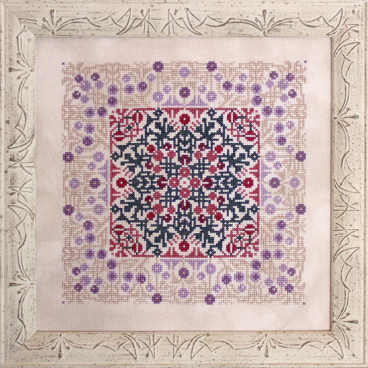 Ink Circles Cube Root Cross Stitch Pattern