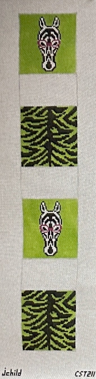 J. Child Designs Zebra Coasters Needlepoint Canvas