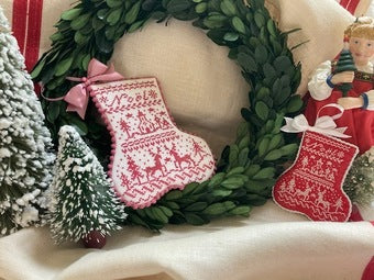 JBW Designs A Danish Stocking Cross Stitch Pattern