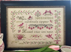 JBW Designs When Cardinals Appear Cross Stitch Pattern