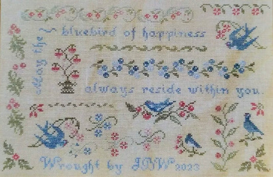 JBW Designs Bluebirds of Happiness Cross Stitch Pattern