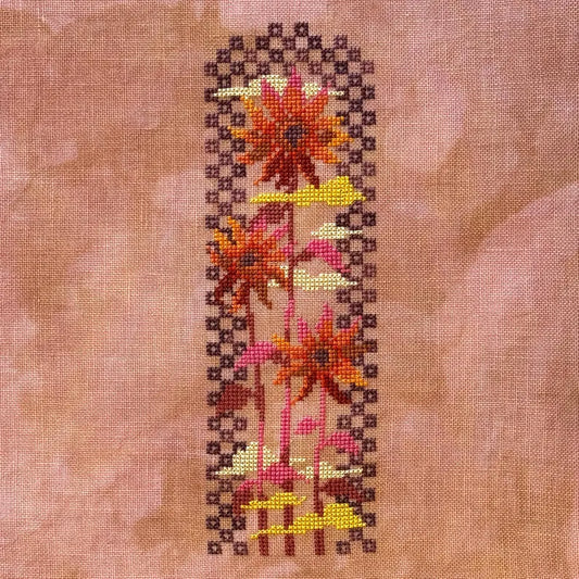 JED X-Stitch Sunflower Clouds Cross Stitch Pattern
