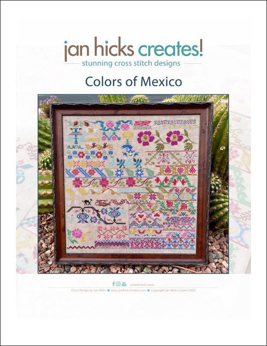 Jan Hicks Creates The Colors of Mexico Cross Stitch Pattern