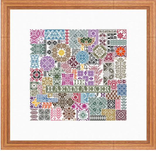 Jan Houtman Patchwork Cross Stitch Pattern