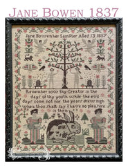 NeedleWork Press Jane Bowen 1837 Cross Stitch Pattern